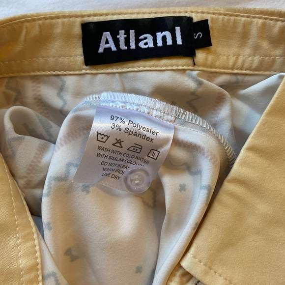 Mens Vertical Striped Short Sleeve 70s Retro Aztec Print Button Up Shirt - Picture 4 of 5